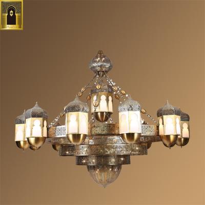 China Cheap Wholesale Hotel Mosque Glass Arabic Chandelier Mosaic Turkish Lamp,Moroccan Turkish Mosaic Chandelier for sale