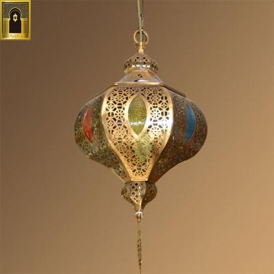 China Retro Iron+acrylic Chandelier Turkish Islamic Arabic Pendant Light Designer Pendant Lamp for sale