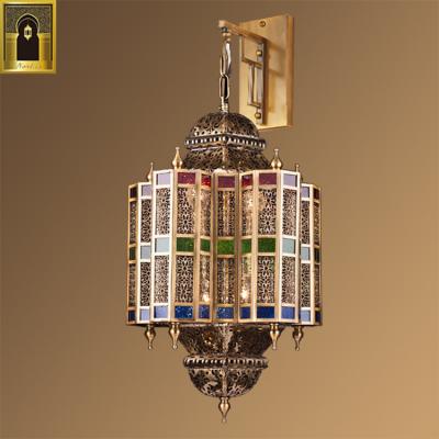 China Decorative Industrial Arabic Middle Eastern Vintage Wall Sconce Handmade Lamp, Islamic Fancy Outdoor Low Wall Light for sale