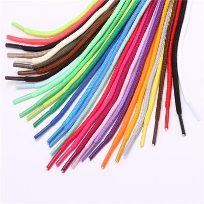 China Round Basic Round Laces 4mm Rope Laces For Snearker/Trainers/Boots Shoestring Colorful 100/120/150/180cm for sale