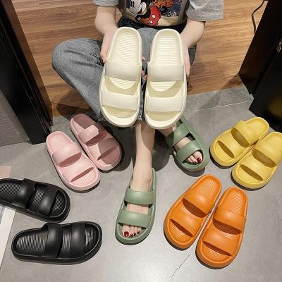 China New Design Summer EVA Slippers Men's Thickening Non-slip Soft Soles Sandals Outdoor Beach Shoes Male Damping for sale