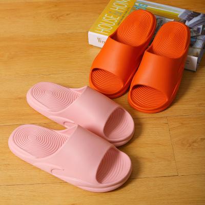 China EVA Slides Slippers Thick Sole Men's and Women's Summer Massage Soft Non-slip Lightweight Home Bathroom Sandals for sale