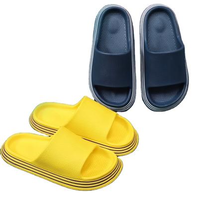 China Soft Thickening EVA Slippers Summer Home Men Women Bathroom Sandals Slides Custom Made High Quality Anti-skid for sale