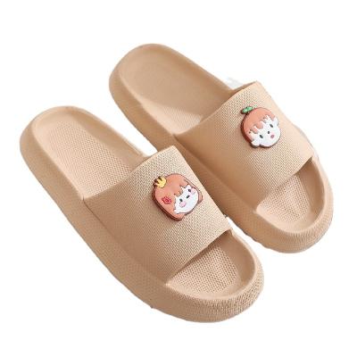 China Home Hotel EVA Sandal Slides Bathroom Slippers Couples Slippers Hot Sale Custom Cute Cartoon INS Anti-skid for sale