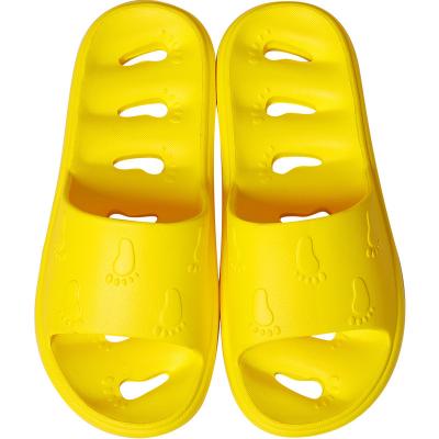 China Non-slip Disjoint Bathroom Bathing Female EVA Male Slides Hotel Slippers New Household Breathable Indoor Women Sandals for sale