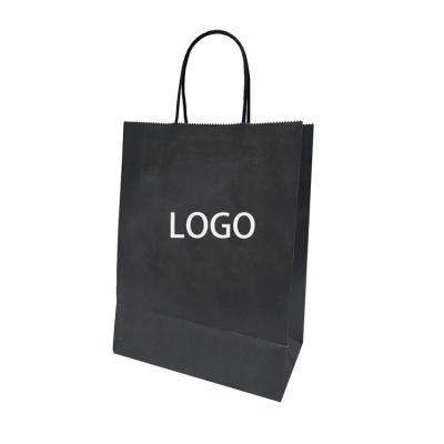 China Custom Paper Recycled Materials Premium Shopping Bag With Handle Kraft Paper Wholesale China Printed Bag for sale