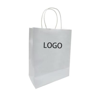 China Materials Reused Small Paper Bags With Your Own Logo Matt Lamination Paper Suitcase Wholesale Household Products Packaging for sale