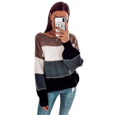 China New Anti-Shrink Knitted Women's Casual Sweaters Women's Fall Sweaters Shirts and Blouses Sweaters for sale