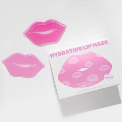 China Moisturizer OEM/ODM Collagen Crystal Lip Mask Organic Lip Pink Sheet To Reduce Wrinkles And Fine Lines for sale