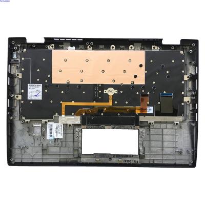 China Laptop /Notebook C Cover 01AV183 For Lenovo ThinkPad X1 4G Palmrest Assembly W Keyboard 20FB 20FC 460.04P08.B05 for sale