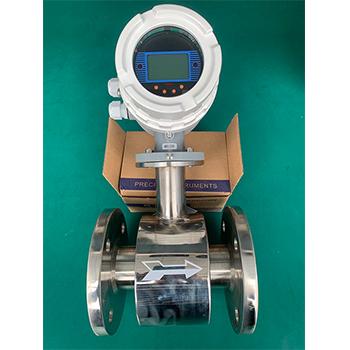 China 316 stainless steel factory professional manufacturer anti-corrosion electromagnetic water flow meters with led display for sale