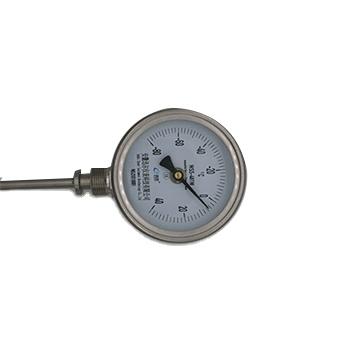 China Bottom Bound SS304 Industrial Bimetal Temperature Measuring Dial Thermometer for sale