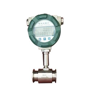 China SS304 Stainless Steel Display Digital Electronic Water Turbine Liquid Flow Meter / Gas Turbine Liquid Flow Meter for sale