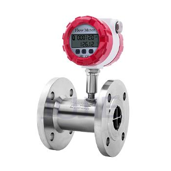 China Digital Output SS304 Turbine Flow Meter / Regulator For Use In Water Diesel Gasoline And Other Liquid Metering for sale