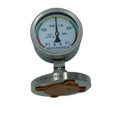 China SS304 factory direct mechanical vacuum pressure gauge air pressure gauge for gaseous and liquid for sale