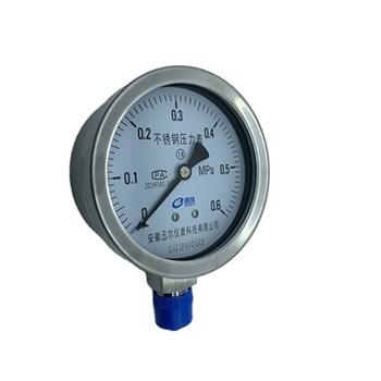 China Factory Promotion SS304 Stainless Steel Vacuum Negative Pressure Oxygen Pressure Gauge for sale