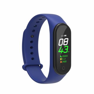 China Wristband Fitness M4 Thermometer Smart Wristband Touch Screen Production for sale