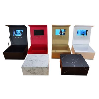 China Recycled Materials Rigid Panel Screen Luxury Gift Box 15.6