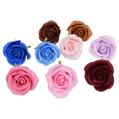 China Romantics Floral Rose Soap Bath Flowers Head Scented Decorative Flowers for Wedding or Home Decoration for sale