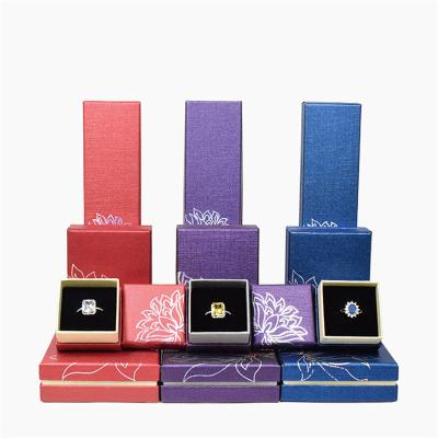 China Biodegradable Cardboard Paper Lid And Base Box For Jewelry Necklace Paper Box Jewelry Set Boxes for sale