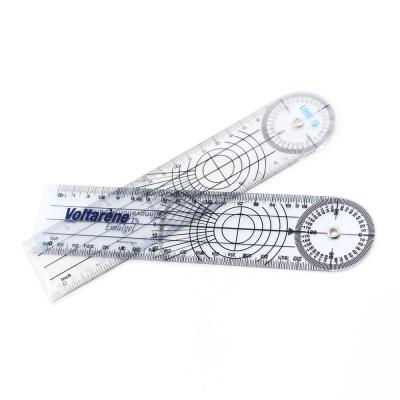 China PVC Contact Angle Ruler Medical Plastic Goniometer Price Measurement Promotional Types for sale