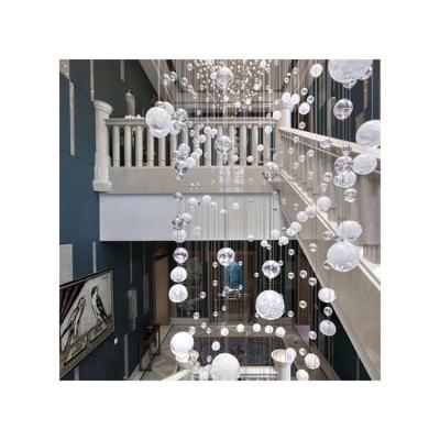 China Best Customized Hot Sale Quality Stainless Steel Linear Stair Chandelier Modern On Demand for sale