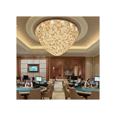 China On Demand Customized Customized High Quality Tall Round Ceiling Mount Ring Chandelier for sale