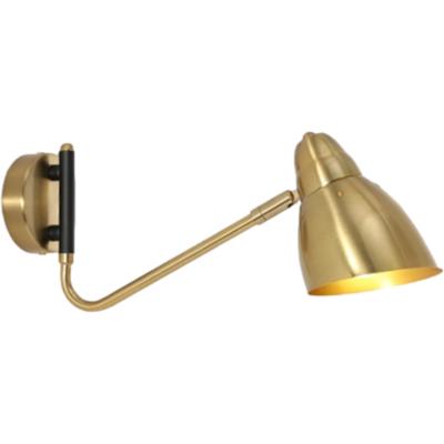 China Vintage Wall Lamp Living Room Bedroom Modern Hot Selling Gold Led Bedside Lamp for sale