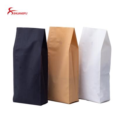 China 1kg One Way Moisture Proof Valve Matte Finish Pouch Side Gusset Bag OEM Packing Service Accept Accept Customized Shuangfu Logo for sale