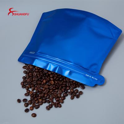 China Frem Moisture Proof Stand Up And Zipper Lock Coffee Bean Kit Bags For Coffee Bean Packaging for sale