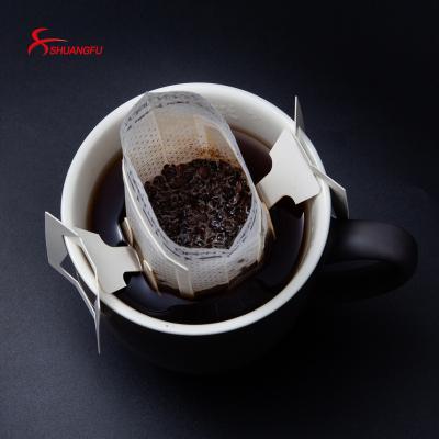 China 100Pcs Simple Service Coffee Filter Wallpapering Disposable Ear Drip Portable Coffee Bag Moisture-proof for sale