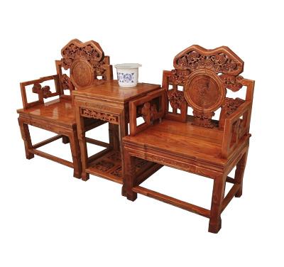 China Chinese Taishi Chair Old Elm Backrest Chair Strong And Durable Solid Wood Three Piece Antique Chair for sale