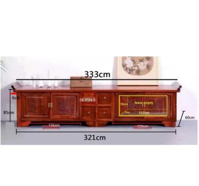 China The classic traditional wooden Chinese style TV cabinet archaize living room furniture arch cabinet the retro for sale