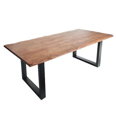 China Large Solid Wood Industrial Table Long Industrial Style Conference Table Furniture Solid Wood Negotiation and Chair Combination Table for sale