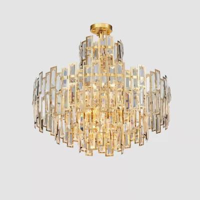 China Luxury simple modern crystal chandelier light restaurant Nordic light in the bedroom villa personality atmosphere luxury living for sale