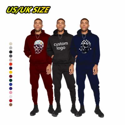 China Wholesale Custom Breathable Logo Winter Jogger Mens Suits Sweatpants And Hoodie Unisex Jogging Set for sale