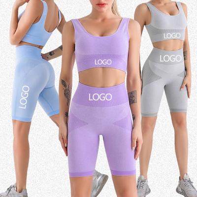 China Breathable High Quality Custom Organic Active Wear Set Ladies Yoga Gym Ladies Workout Fitness Clothing Sports Wear for sale