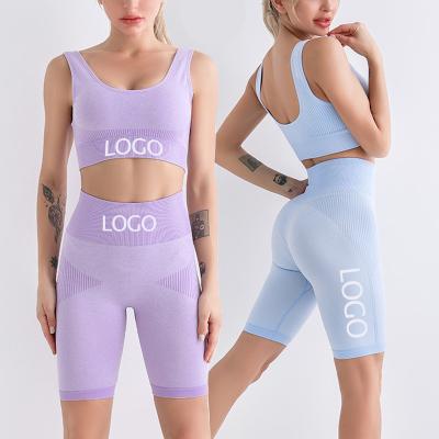 China Wholesale Breathable Luxury Fiber Yoga Set Wearnatural Seamless Fitness Women Activewear for sale