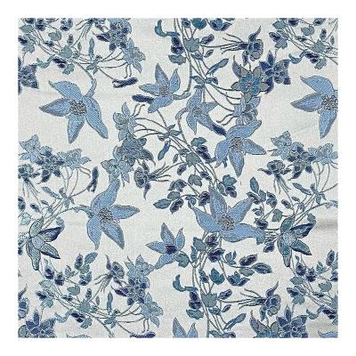 China High Quality Farmhouse Wedding Decoration Fabric Blue Sky Blue Customizable Fabrics For Clothing for sale