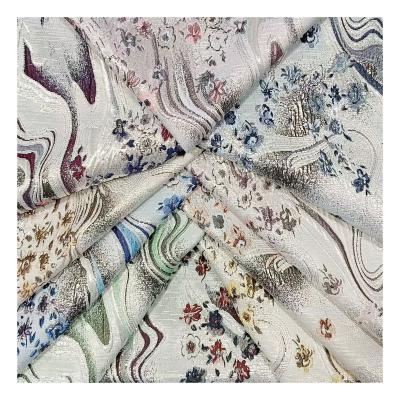 China Customizable Firm High Quality 100%Polyester Fabric Special Chinese Style For Clothing for sale