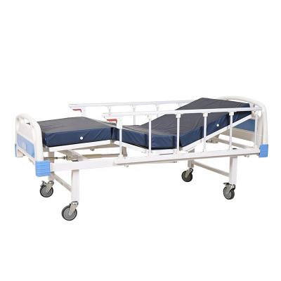 China 2 Functions UPGRADE Hot Selling 2 Functions Hospital Bed Two Cranks Manual Hospital Bed for sale