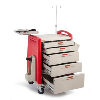 China Contemporary UPGRADE Hospital Transfer Trolley Emergency Hospital Telemedicine Hospital Trolley Cart for sale