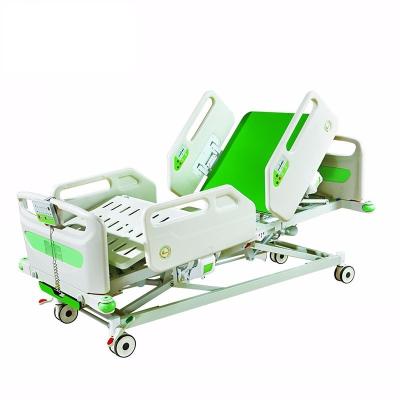 China Metal UPGRADE nursing hospital bed with motor hospital plain bed 5 function hospital bed high quality price for sale