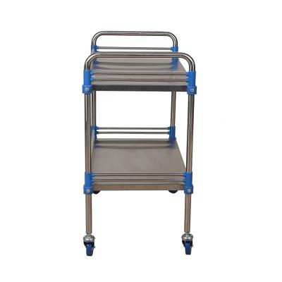 China Hospital Trolley UPGRADE Dressing Trolley Hospital Stainless Steel With Wheel Dressing Trolley Medical Equipment Dressing Trolley for sale