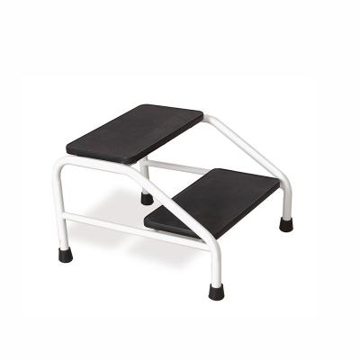 China (Other)Adjustable Medical Hospital Bed Step Hospital Bed Step Stool With Footrest Two Patient Steps for sale