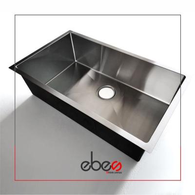 China Without Faucet Hot Sales Manufacturing Custom Undermount Stainless Steel Hand Wash Basins Pull Down Bowl Sink For Kitchen for sale