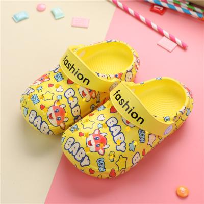 China Toddlers Outdoor Summer Round New Clogs Baby Boy Slippers Baby Sandals Class 3 Eva Kids Garden Croc Shoes Cute for sale