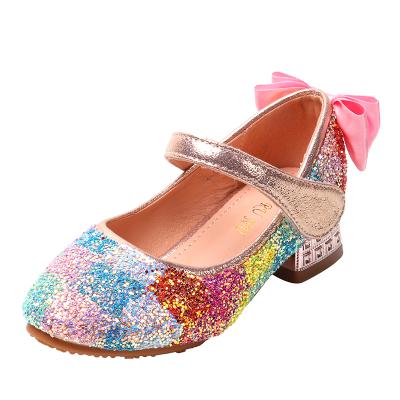 China Luxury Designer Shoes Kid Sandal Summer Shoes Slides Simplicity Round Breathable Rhinestone Glitter Shoes With Wheels For Girls for sale