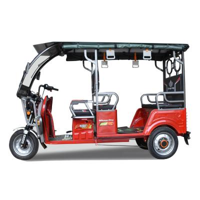 China Hot selling electric three wheeler passenger tricycle passenger taxi with long range tuk tuk for sale