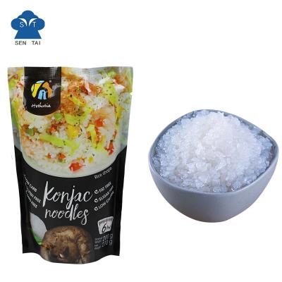 China Instant Halal Vegetarian Diet Food Diabetic Rice Konjac Shirataki for sale